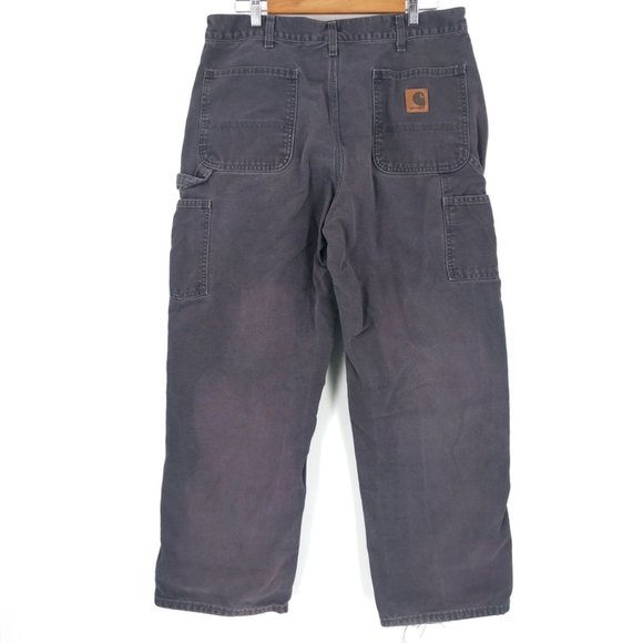 Vintage Carhartt Custom Painted Dye Dungaree 36x30 - Picture 4 of 8